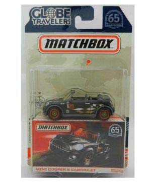 Amazon.com: Matchbox Globe Travelers Dark Gray Mini Cooper S